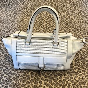 Rebecca Minkoff white leather handbag
